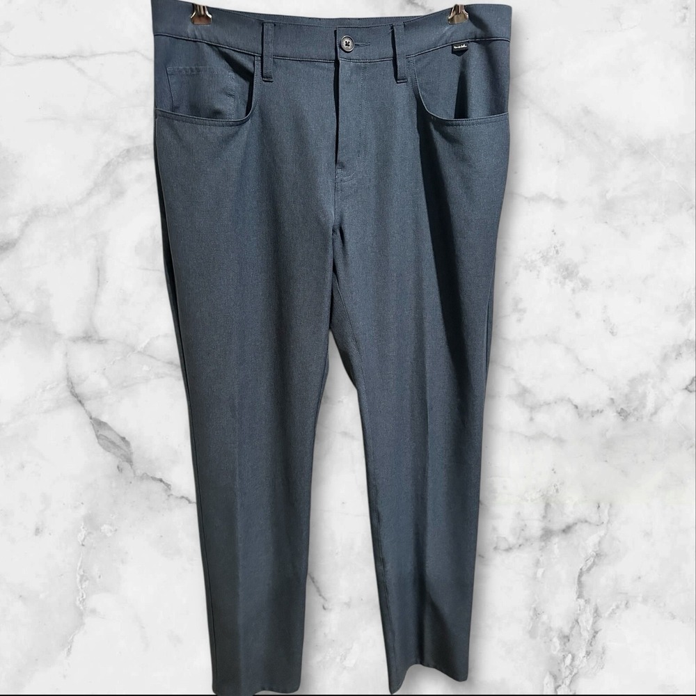 Travis Mathew Navy Blue‎ Blend Golf Chino Pants Mens Sz34 34x32.5